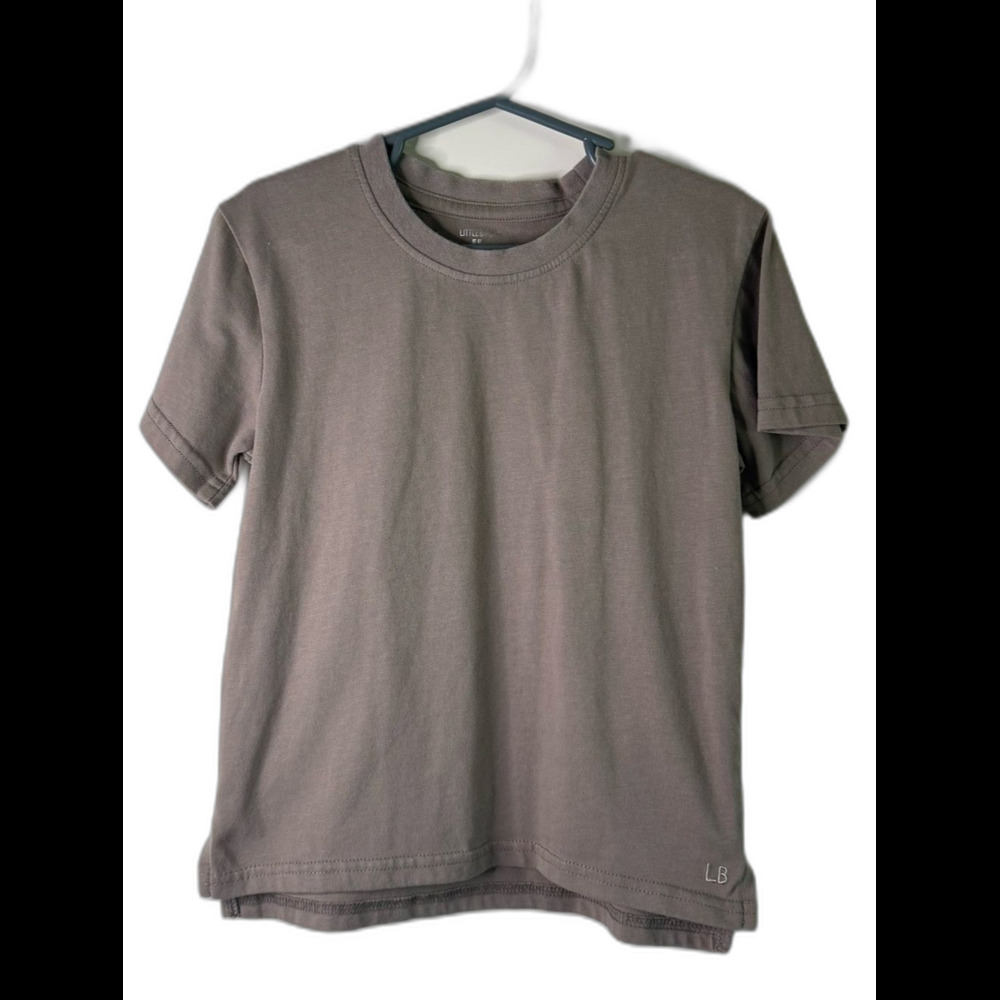 Little Bipsy Boys Short Sleeve Tee in Taupe 5-6T